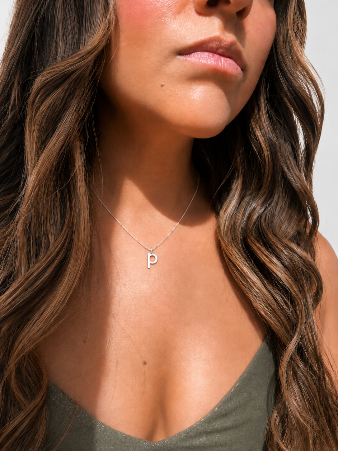 Alphabet Pendant letter P
