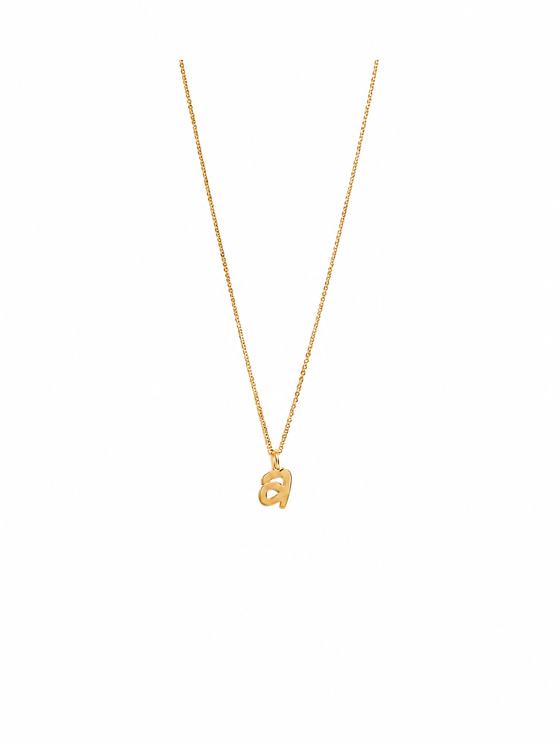Alphabet Pendant 24K gold vermeil letter A