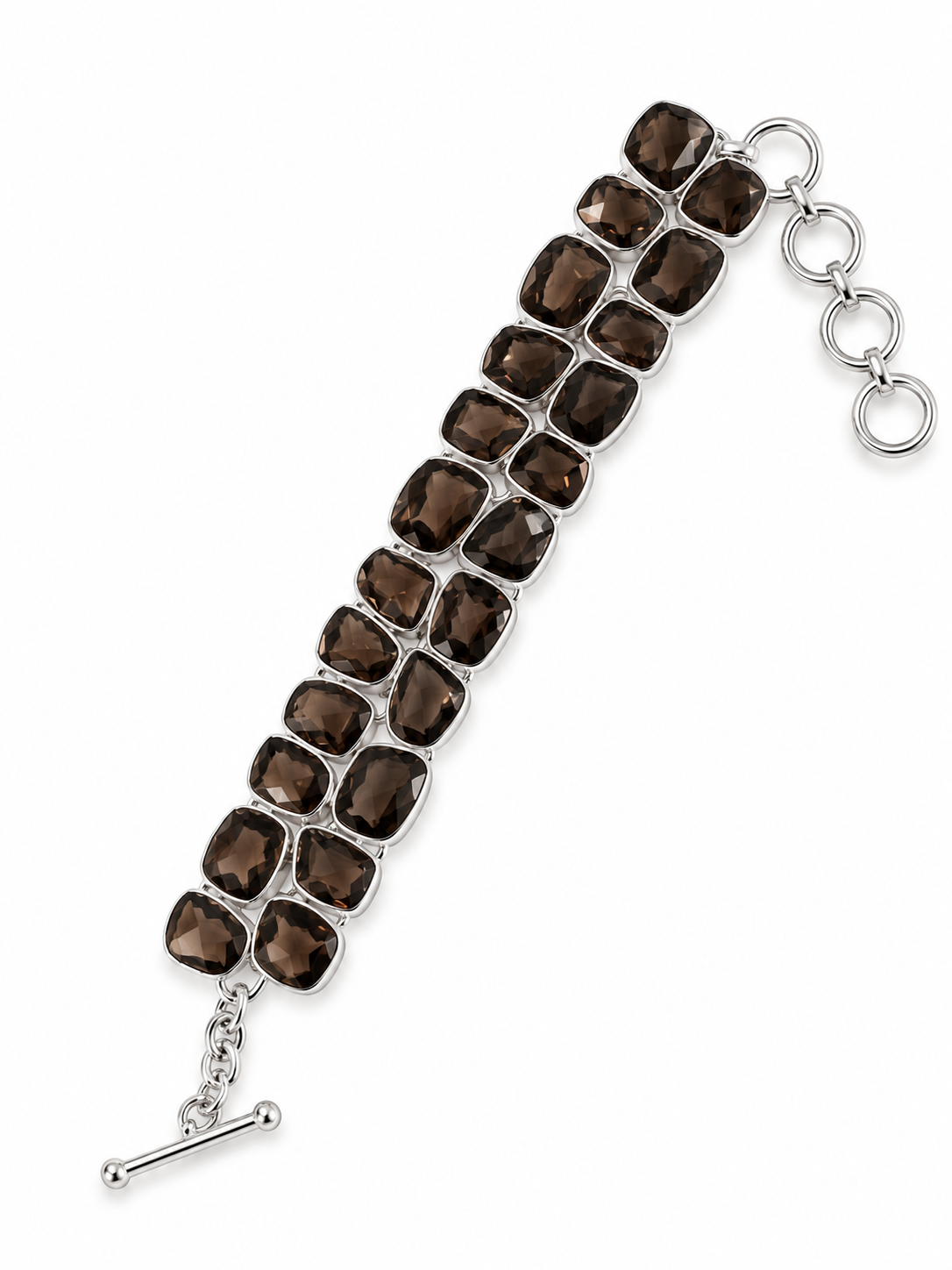 Smoky Facets Bracelet