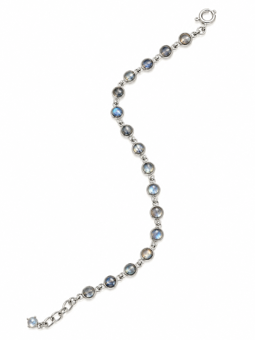 Lunar Orbit Moonstone Bracelet