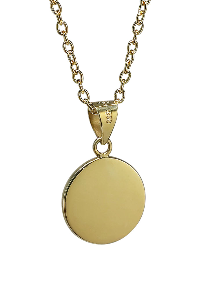 Angel of Independence Coin Necklace Gold
