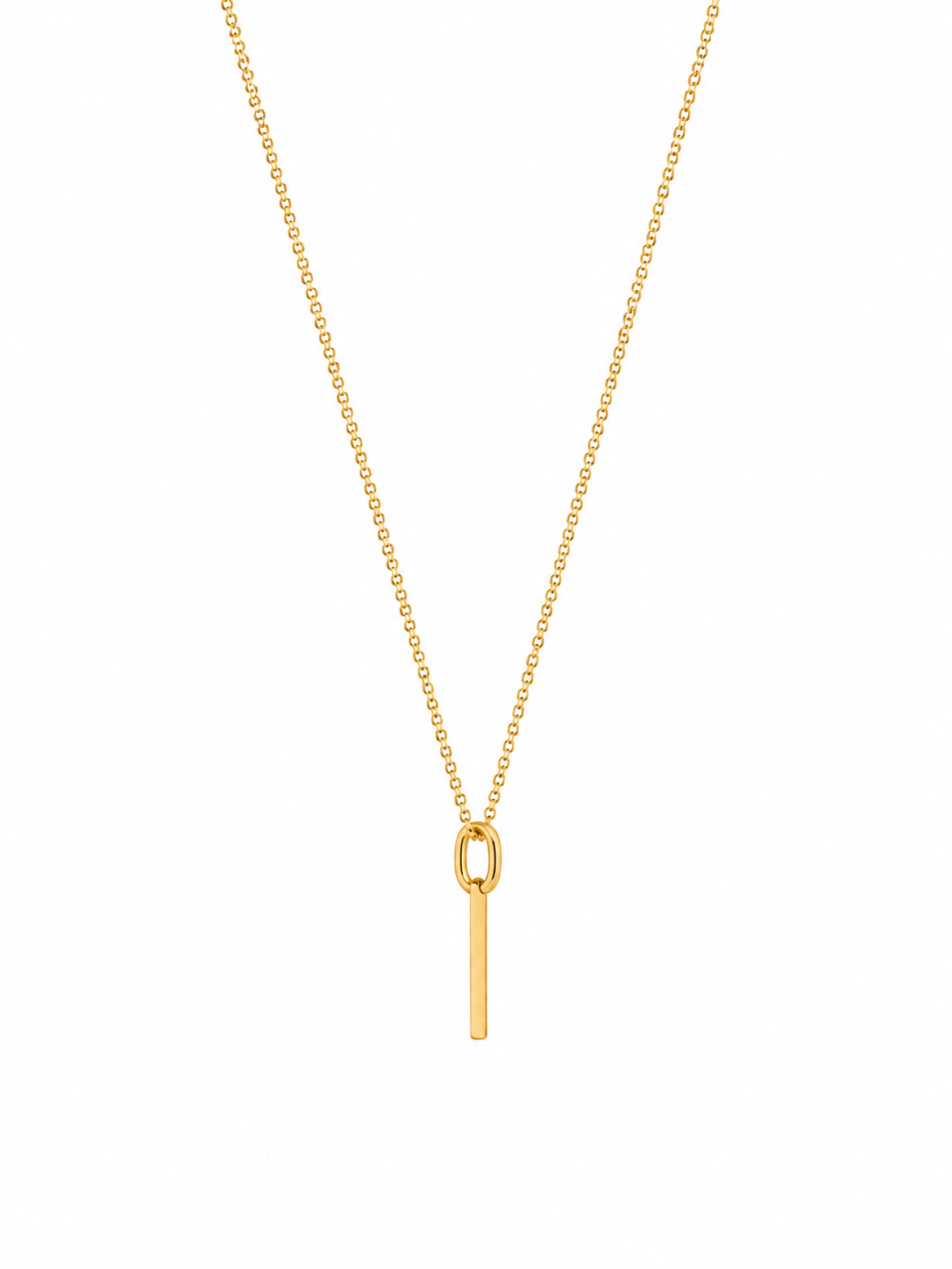 Alphabet Pendant 24K gold vermeil letter L