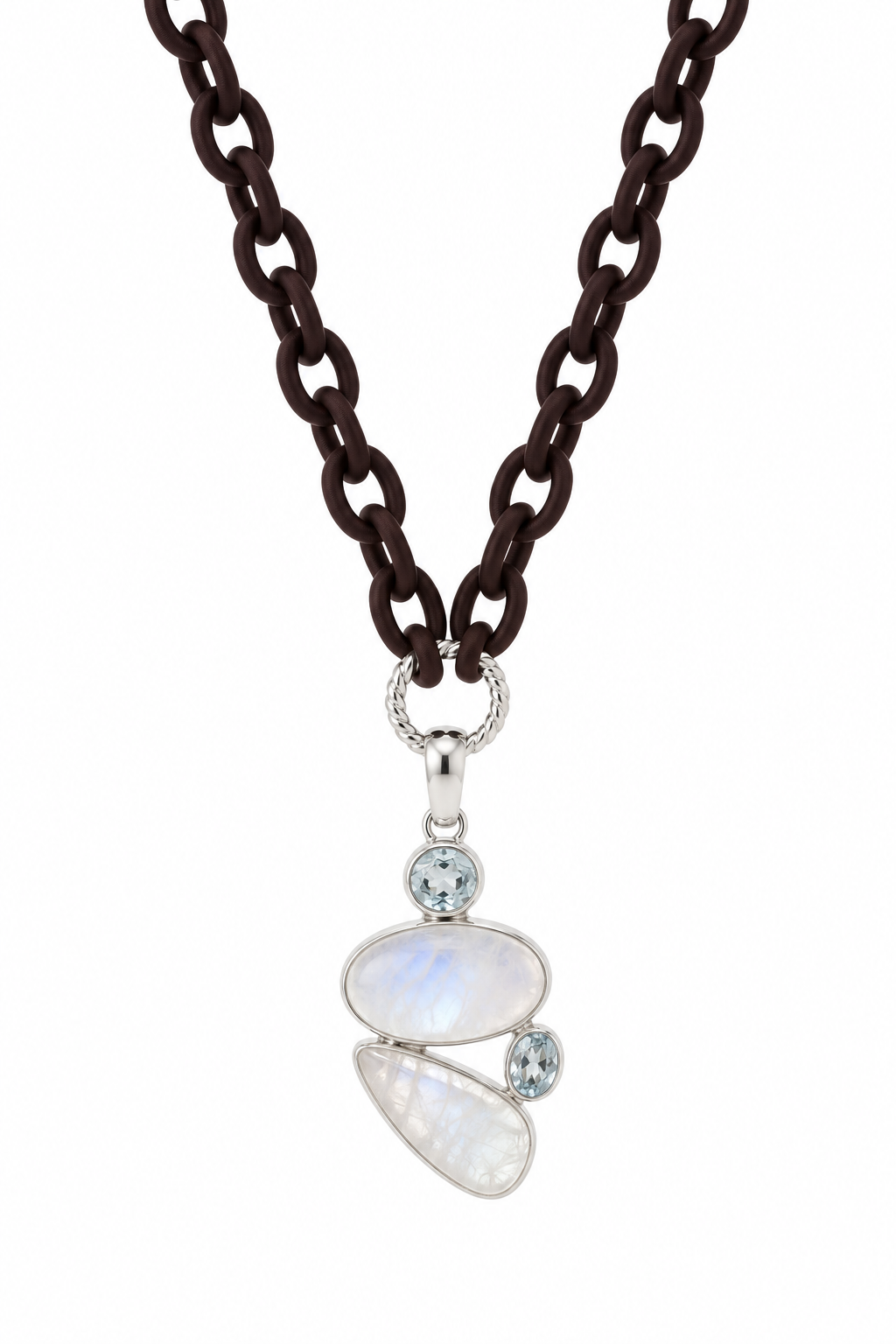 Tidal Moon Serpent Necklace