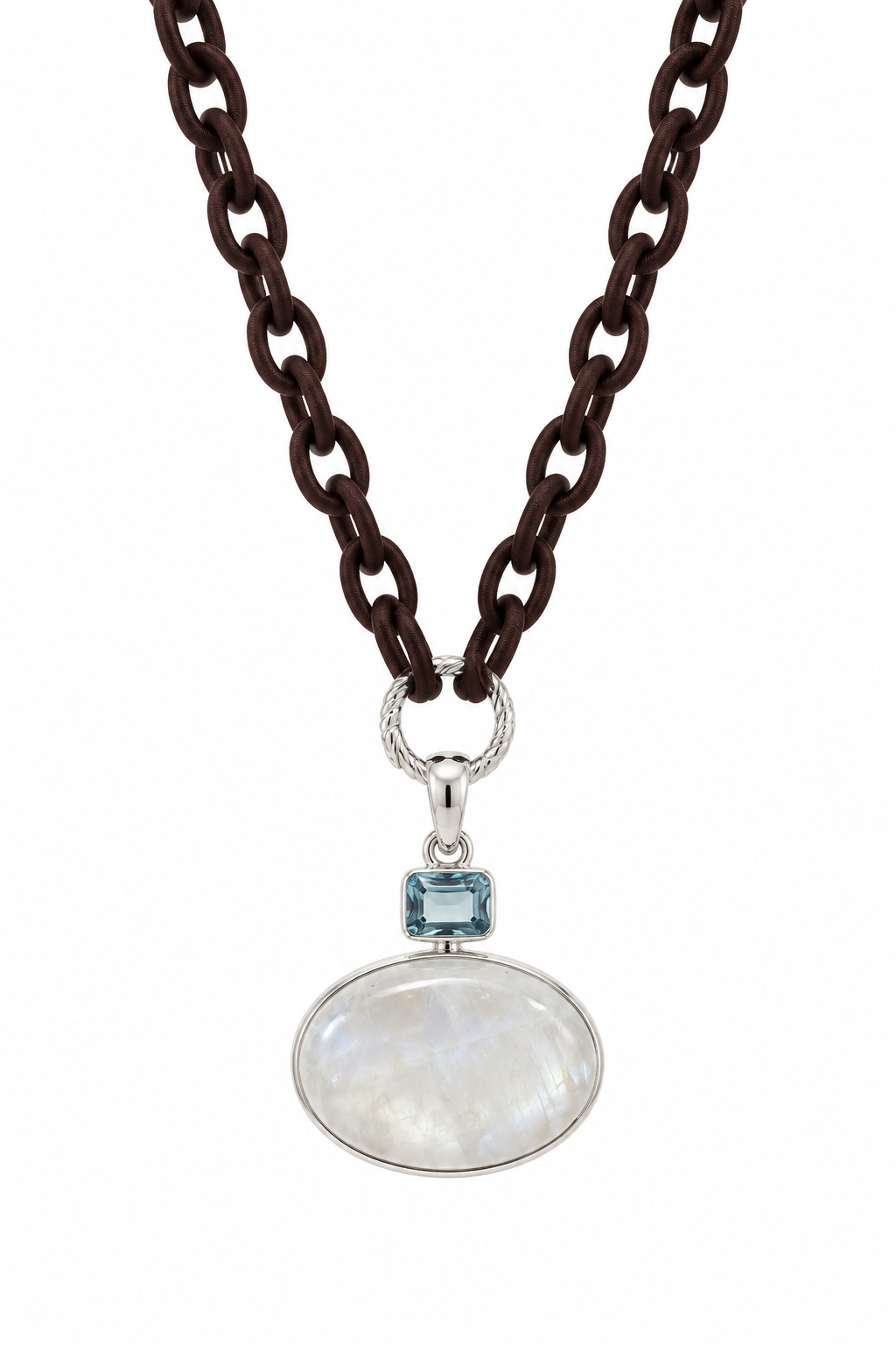 Lunar Lagoon Serpent Necklace