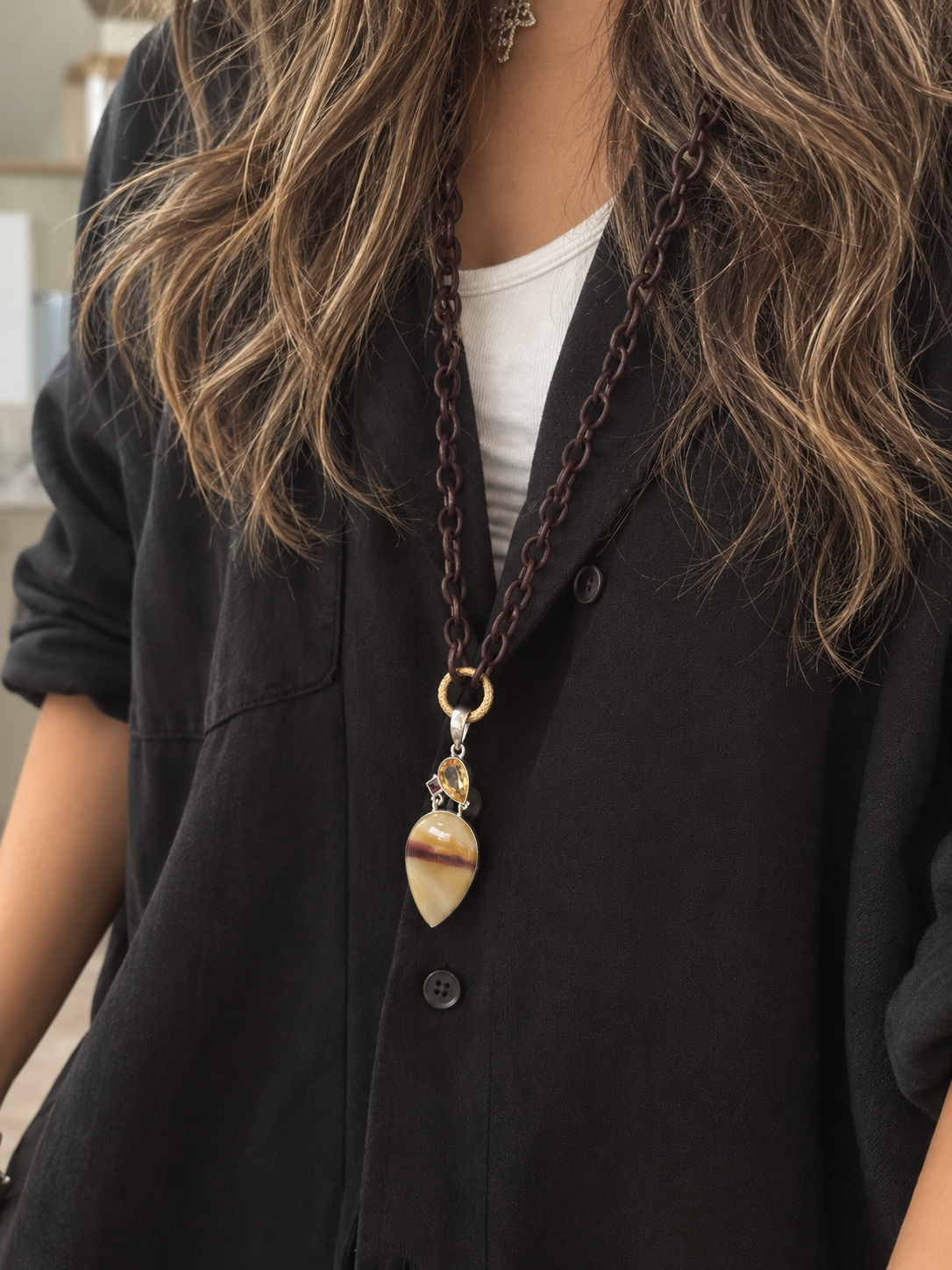 Desert Horizon Serpent Necklace