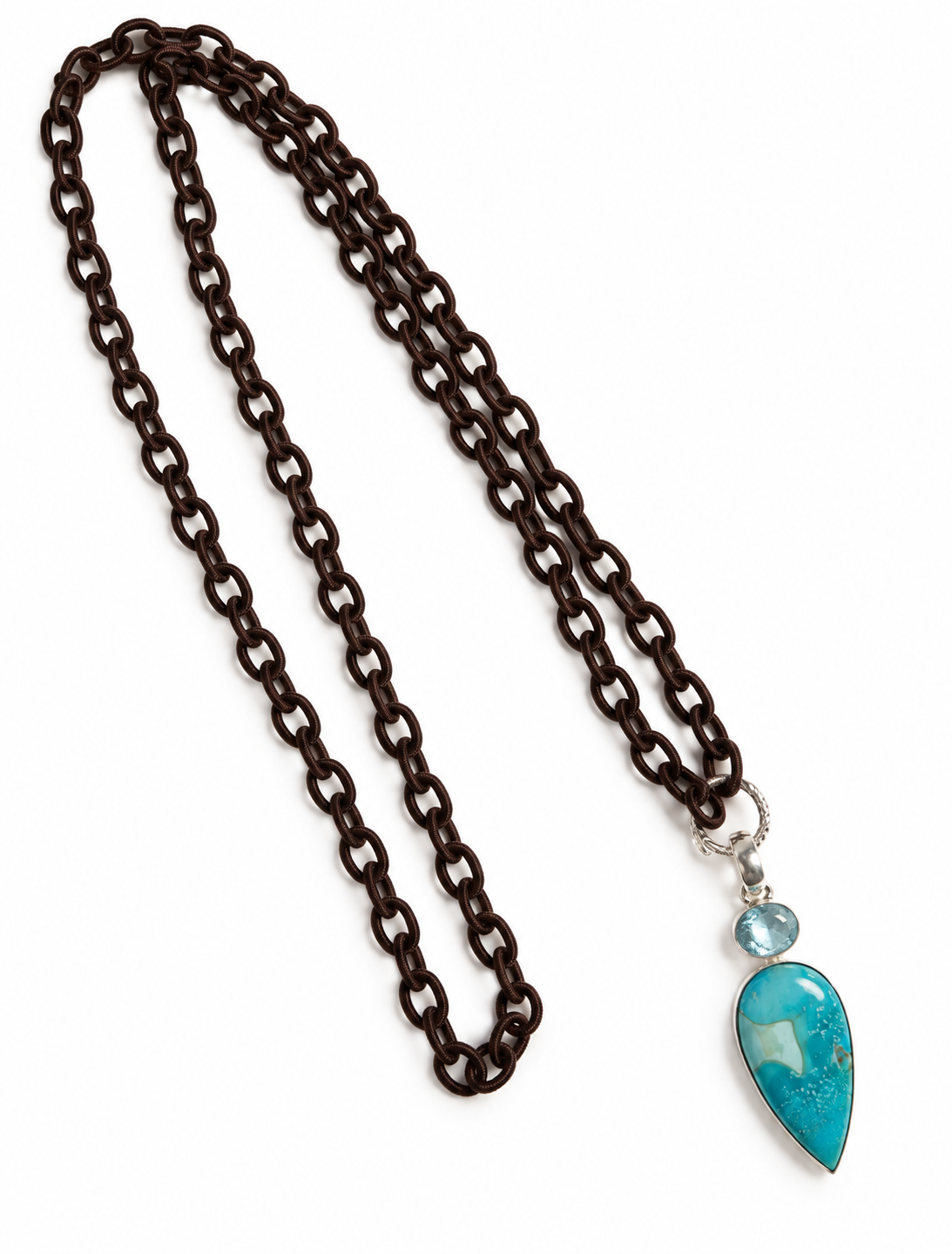 Azure Tide Serpent Necklace