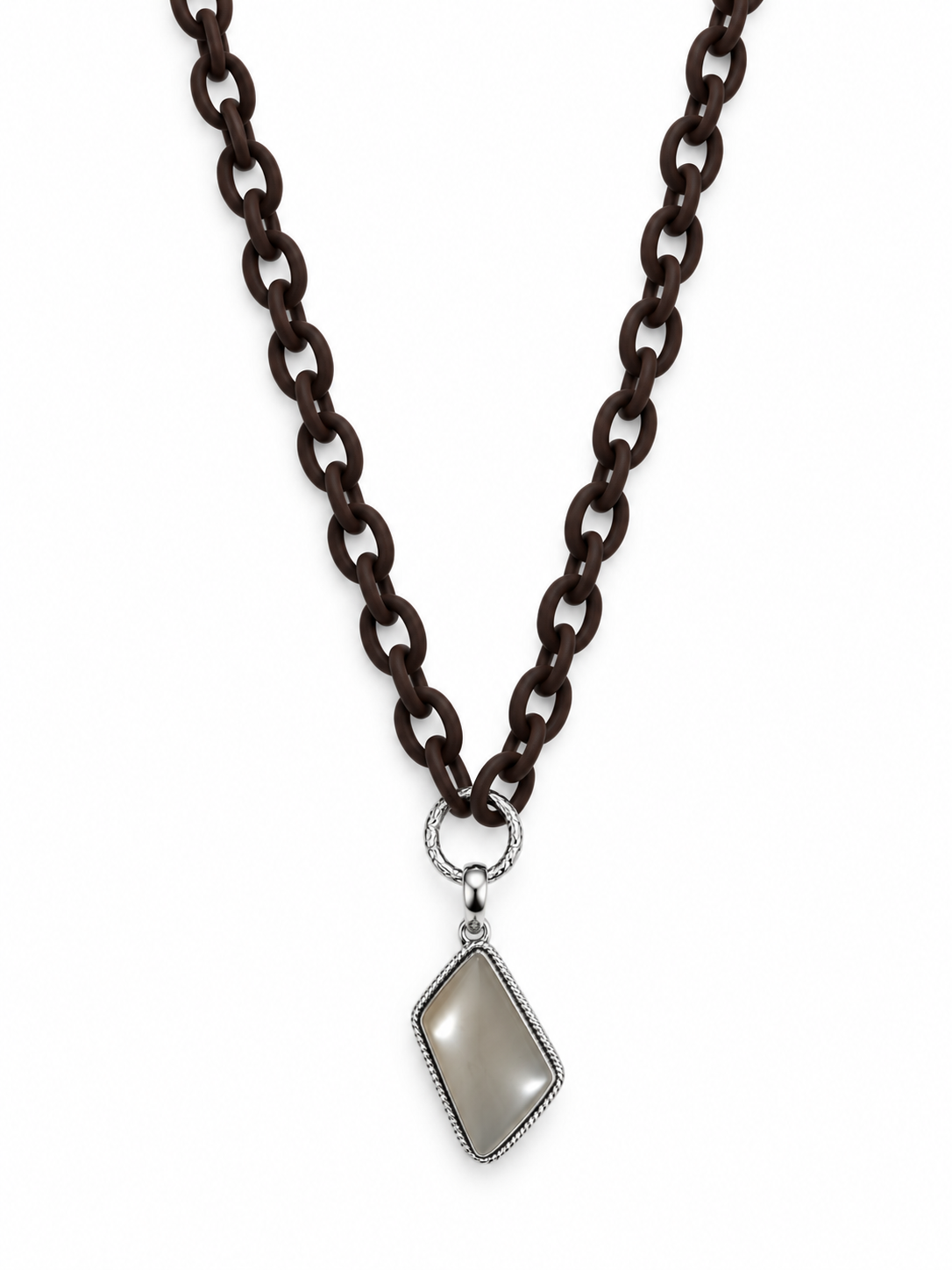 Moonstone Pendant in .950 Silver