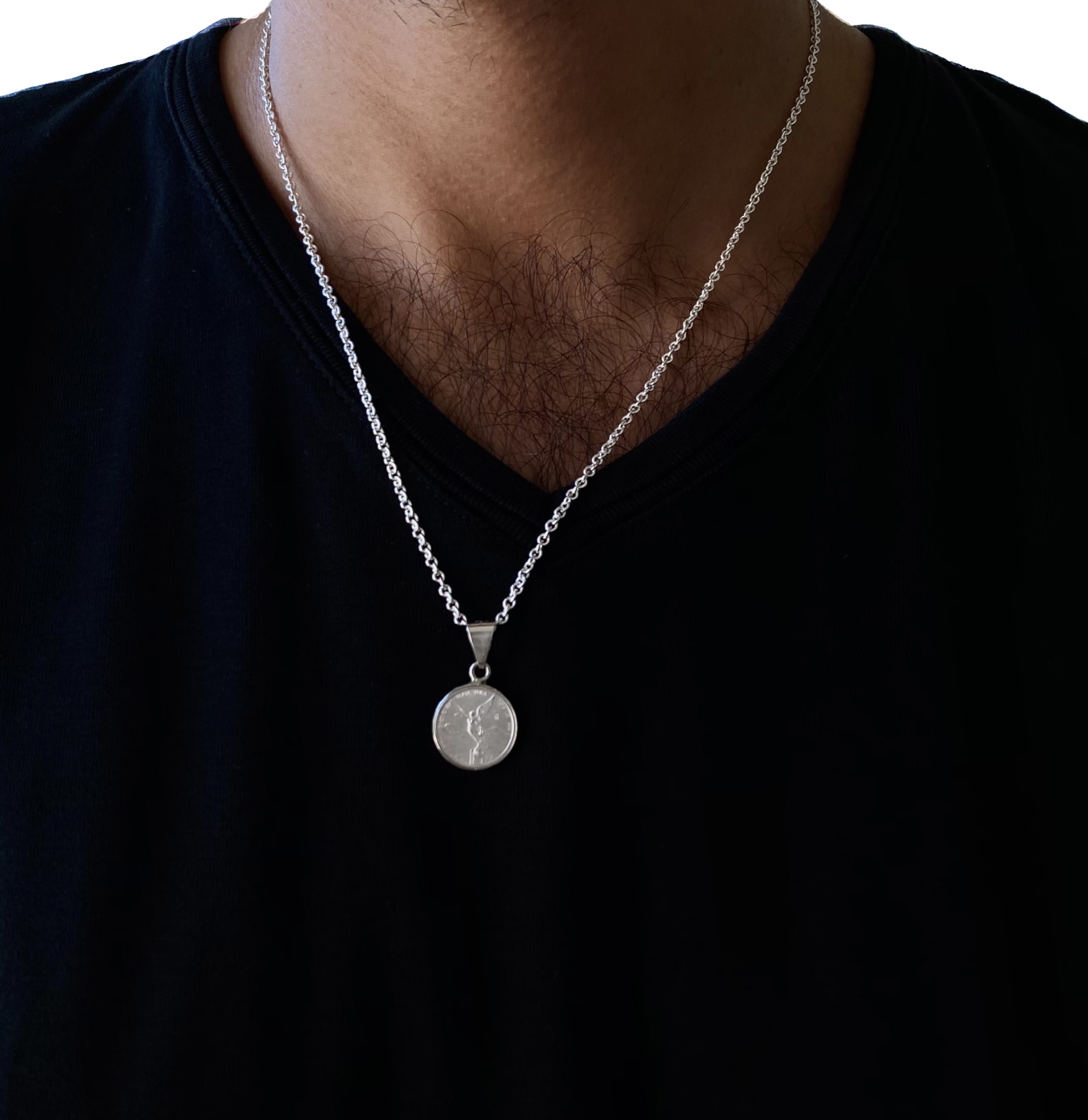 Coin Pendant Necklace Silver – Perfectly Average